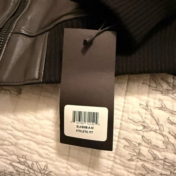 Thursday Bomber Jacket Size Medium Lamb Leather New